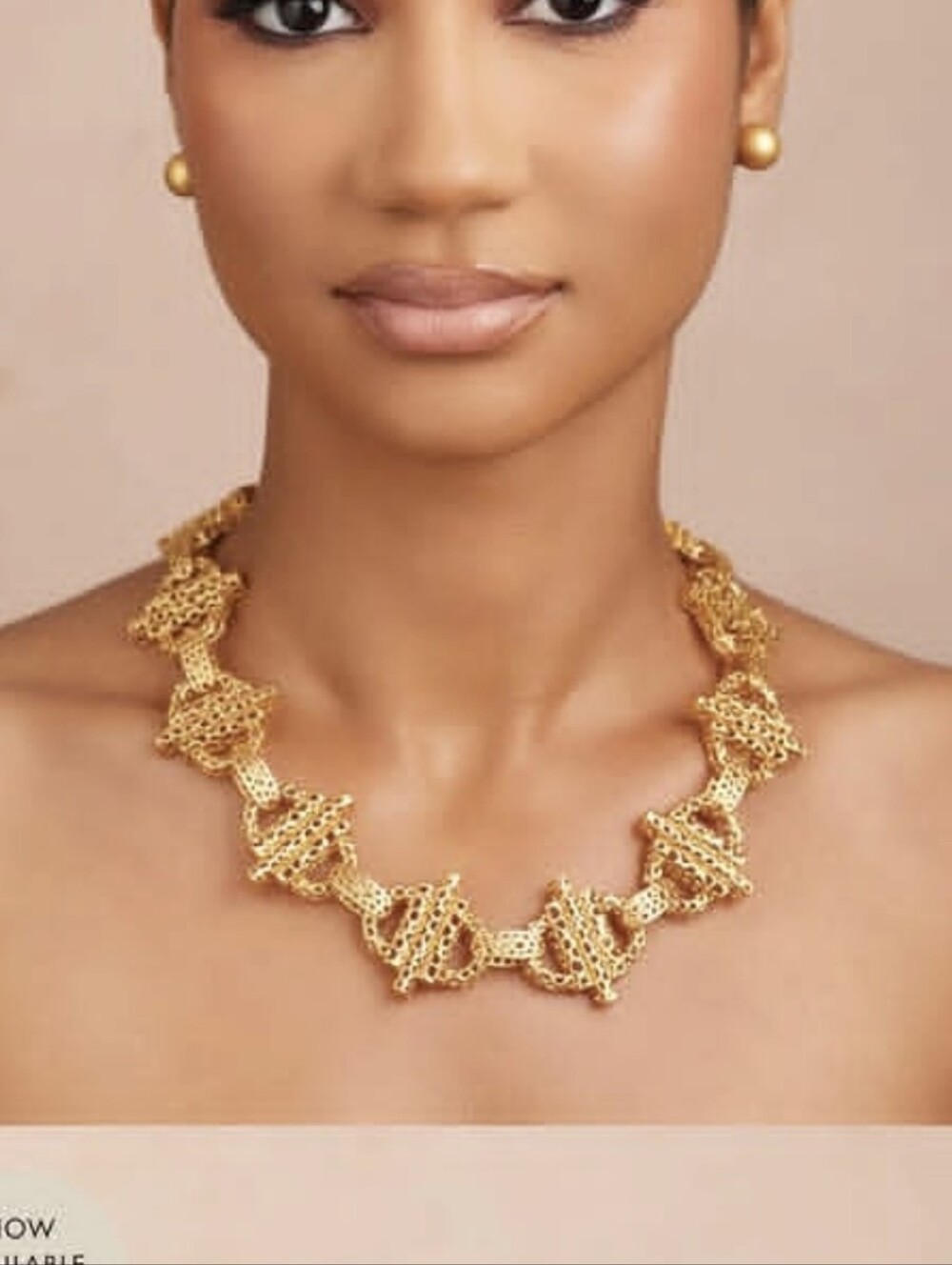 Kovi Elegant Khoi Gold Statement Necklace - Women Jewelry